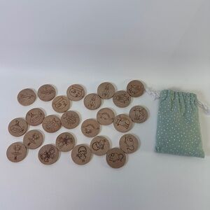 Bannor Toys Wooden Matching Game Set 12 Kids Toy Memory Unisex Neutral 2019